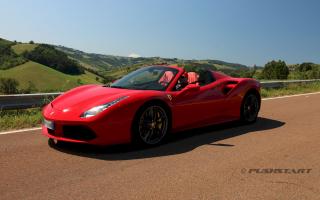 test drive Ferrari 488 Spider